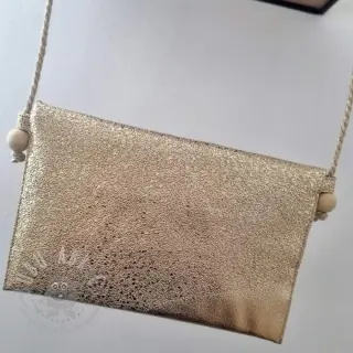 Kunstleer ROCKS gold
