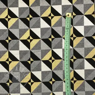 Decoratiestof jacquard Diamond cube luxury