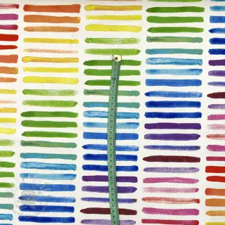 Decoratiestof premium Colorful rainbow stripe