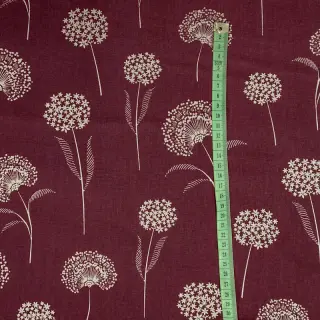 Dekoračná látka Linenlook Elegant dandelion bordeaux
