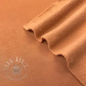 Geruwde sweaterstof JOGGING salmon