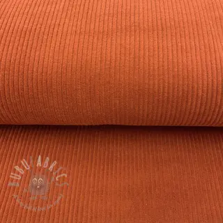 Ribfluweel orange