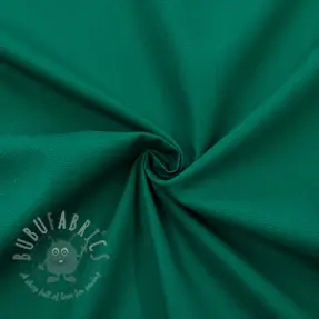Katoenen popeline dark emerald
