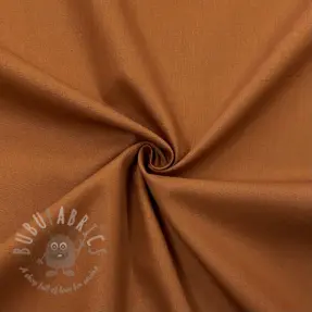 Katoenen popeline dark cognac