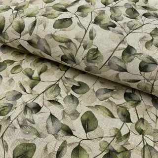 Decoratiestof Linenlook Poplar leaves