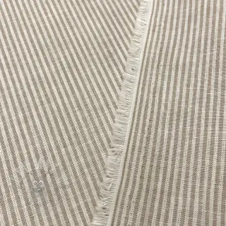 Linnen met katoen Lira medium stripe beige