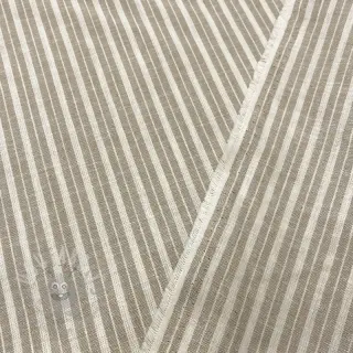 Linnen met katoen Lira big stripe beige