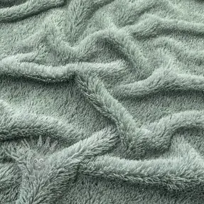 Kunstbont LUREX SILVER old green