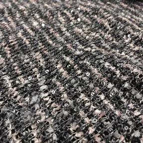 Gebreide stof SPANGLE powder grey