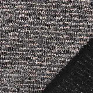 Gebreide stof SPANGLE powder grey