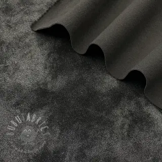 Kunstleer voor kleding FOIL black