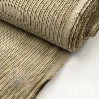 Ribfluweel STRIPE beige