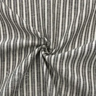 Linnen met katoen Lira big stripe black