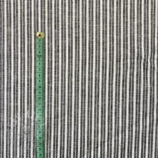 Linnen met katoen Lira big stripe black