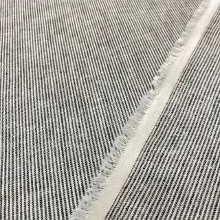 Ľan s bavlnou Lira mini stripe black