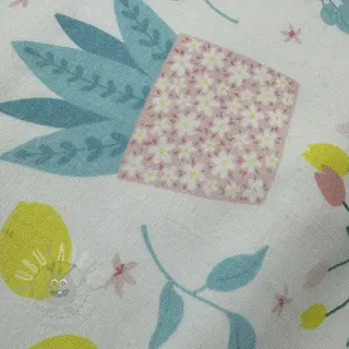 Tricot Gardener digital print 2e keus