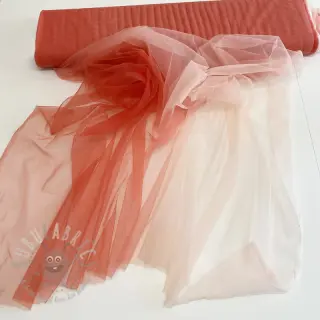 Tule voor TUTU-rok Rainbow design E