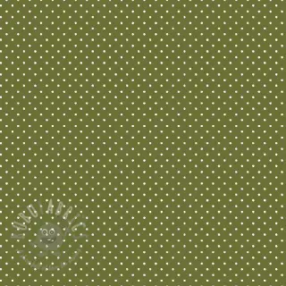 Katoenen stof Petit dots green