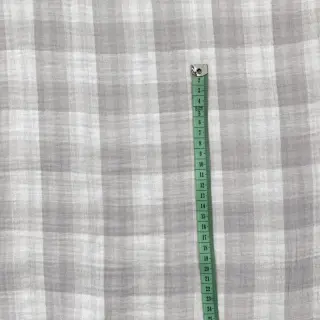 Dvojitá gázovina/mušelín Double sided CHECKS MINI grey