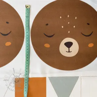 Decoratiestof Kids room deco PANEL linenlook digital print