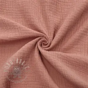 Dubbelgaas/mousseline blush ORGANIC