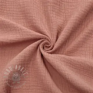 Dubbelgaas/mousseline blush ORGANIC