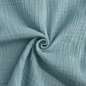 Dvojitá gázovina/mušelín teal