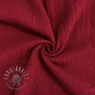 Dubbelgaas/mousseline red