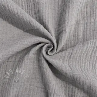 Dubbelgaas/mousseline grey