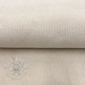 Ribfluweel light sand