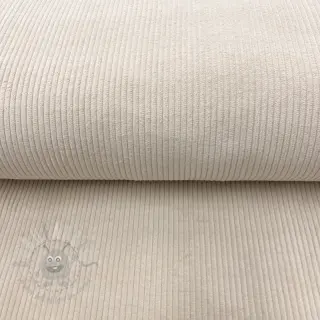 Ribfluweel light sand