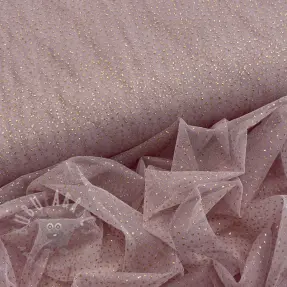 Tule voor TUTU-rok ROYAL SPARKLE old blush gold