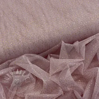 Tule voor TUTU-rok ROYAL SPARKLE old blush gold
