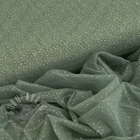 Tule voor TUTU-rok ROYAL SPARKLE old green gold