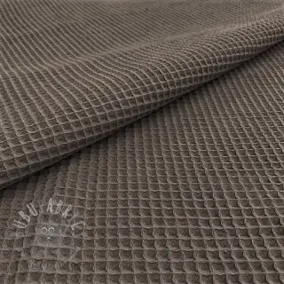 Katoen met wafelbinding anthracite