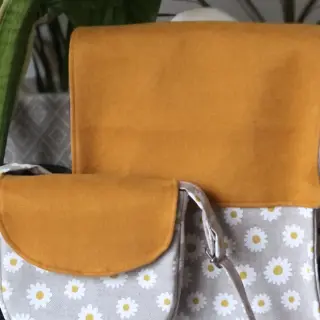 Decoratiestof Linenlook Daisy sweet garden