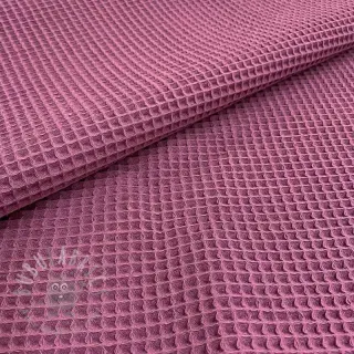 Katoen met wafelbinding mauve