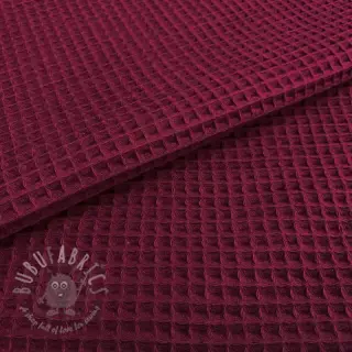Katoen met wafelbinding berry