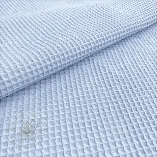 Katoen met wafelbinding light blue