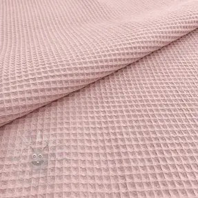 Katoen met wafelbinding bleached rose
