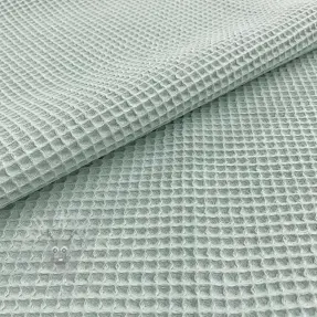 Katoen met wafelbinding green