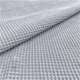 Katoen met wafelbinding grey