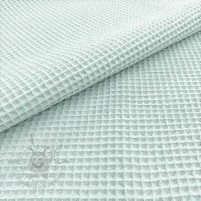 Katoen met wafelbinding mint