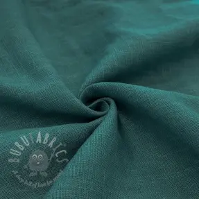 Voorgewassen linnen dark cyan