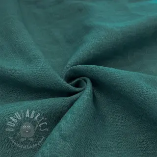 Voorgewassen linnen dark cyan