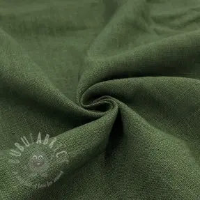 Voorgewassen linnen forest green