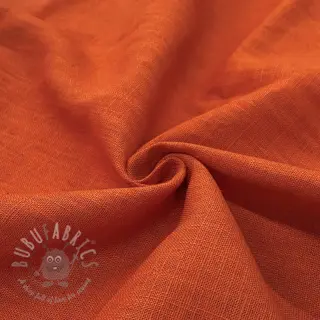 Voorgewassen linnen orange