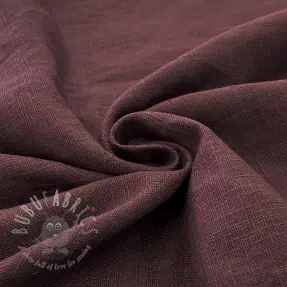 Voorgewassen linnen old purple