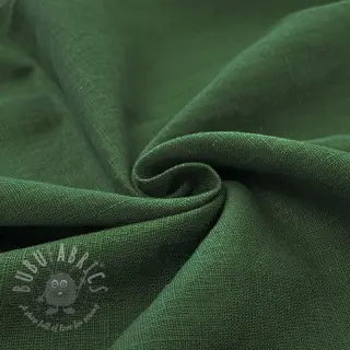 Voorgewassen linnen dark green