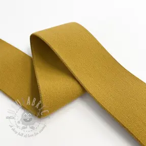 Glad elastiek 4 cm ochre